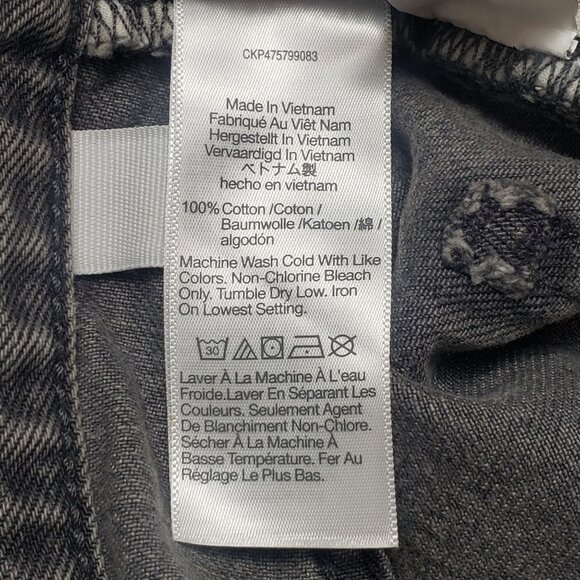 Madewell 90s Straight Jeans In Burwick Wash Women Size 30 High-Waist Grey Denim - Picture 12 of 16